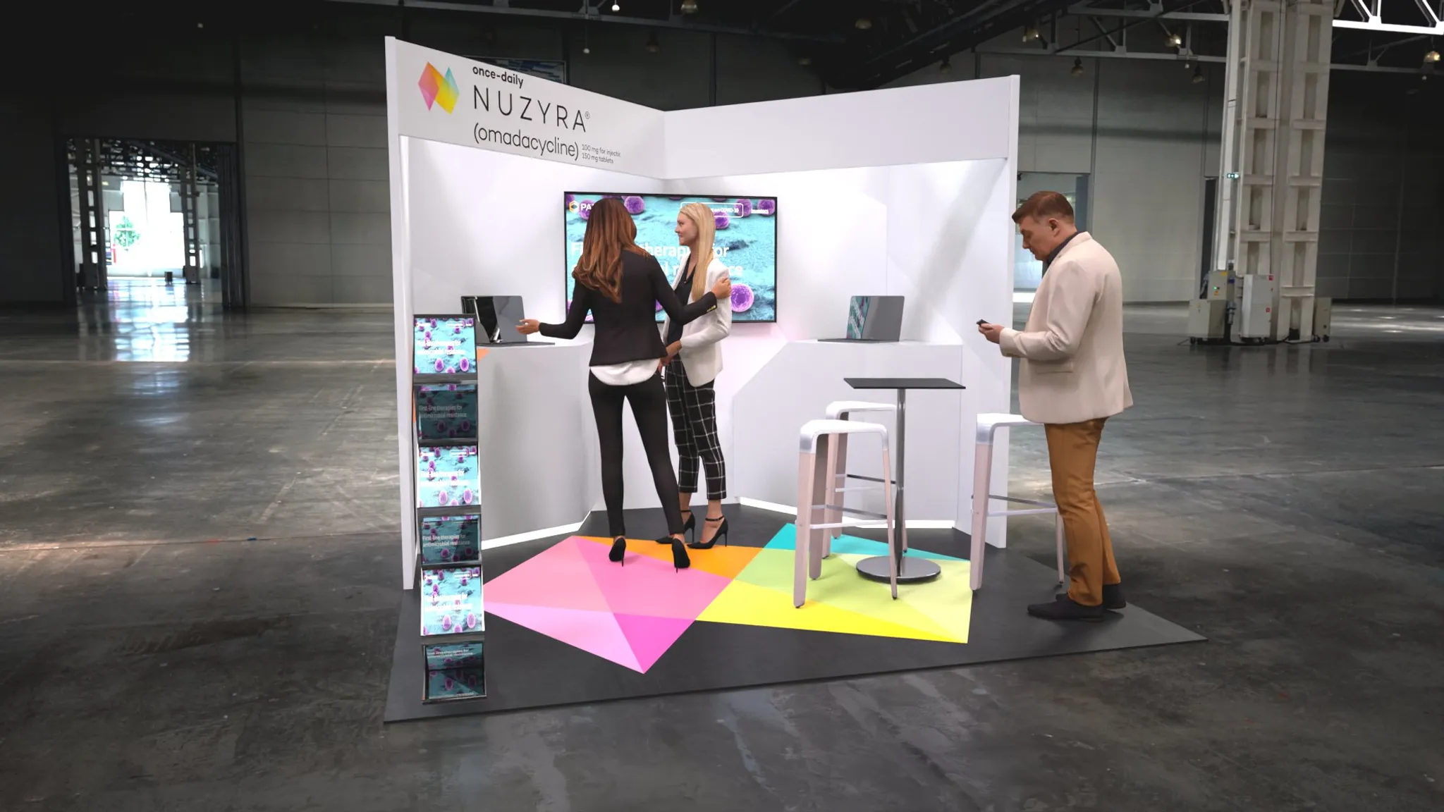 10x20 Inline booth design by Reaction Space